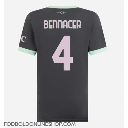 AC Milan Ismael Bennacer #4 Tredjetrøje Dame 2024-25 Kortærmet